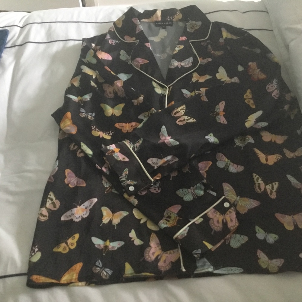Karen Mabon butterfly pajamas size medium